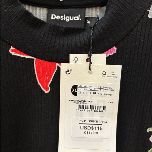 NWT Desigual Petony Skater Dress XL - Picture 8 of 12